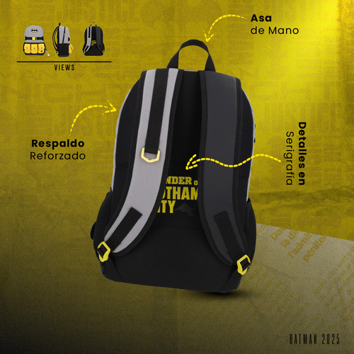 Mochila Dc Comics Batman Edición Limitada