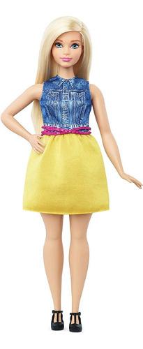 Muñeca Barbie Fashionistas 22 Chambray Chic - Curvy