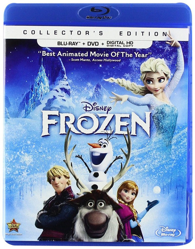 Blu-ray + Dvd Frozen / Una Aventura Congelada