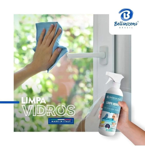 Limpa Vidros Bellinzoni Remove Manchas Impregnadas 500ml