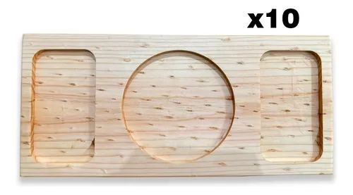 comprar Pack De 10 Tabla De Picoteo,picadillo Mod3,  50x23x2 Cm