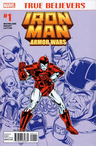 Iron Man Armor Wars Num. 1 True Believers Marvel Comics