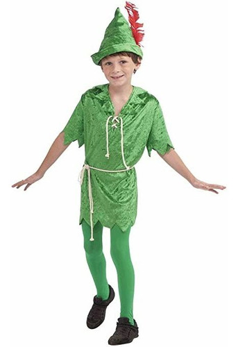 Disfraz De Peter Pan, Infantil Mediano