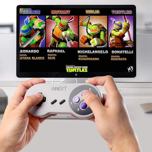 Controlador Usb Inalámbrico Saffun Para Juegos Retro