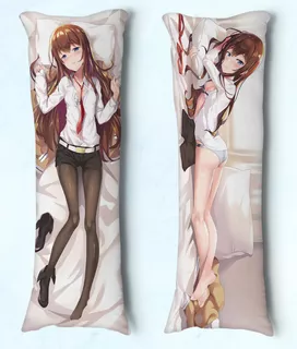 Capa Dakimakura 90x30cm Steins Gate Kurisu Makise 05