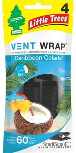 Perfumador Vent Wrap X 4 Para Ventilación Little Trees Usa