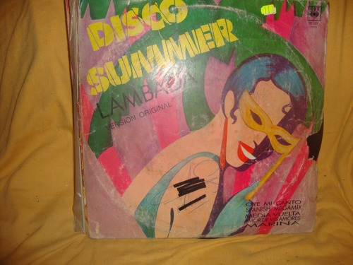 Vinilo Disco Summer Lambada Oye Mi Canto Marina Media E1