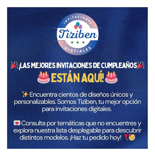 Invitación Digital Animada De Cumpleaños Infantil - Tiziben Capibara Niño
