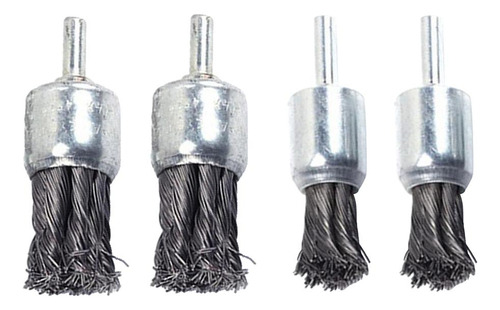 4pcs Cepillos De Alambre Nudo Final Herramientas De