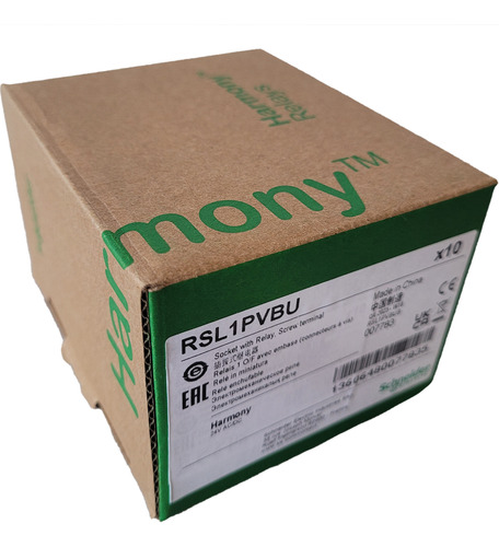 Relé Interface 6a, 1naf 24v Base Paraf. Schneider Rsl1pvbu