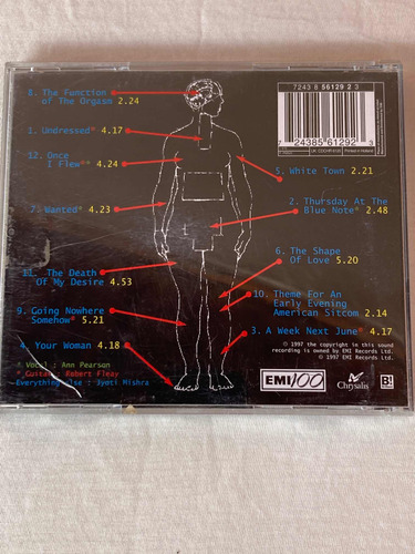 White Town / Women In Technology Cd 1997 Eu Impecable (Usado)