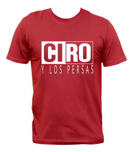 Remera Ciro Y Los Persas Rock Nacional 100% Algodón