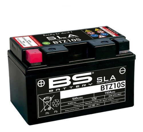 Bateria Ytz10s Bs R1 R6 Raptor 350 Cbr 1000 N Yuasa Delisio