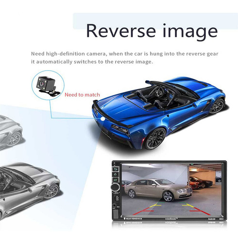 Autoestereo Mirrorlink Pantalla 7 Touch Bt Fm Camara Reversa