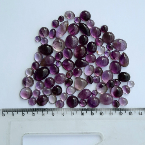 Imagem 2 de 2 de Cabochões De Ametista! Mais De 350ct.! Oferta!