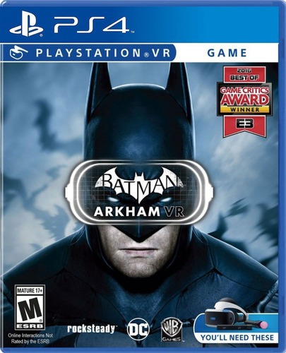 Batman Arkhan Vr - Ps4 Fisico Nuevo Y Sellado