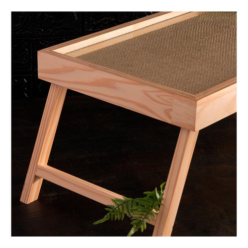 Bandeja Para Servir A Woodart Wood Coffee Con Pinus Sisal 18