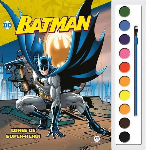 Livro Aquarela - Batman - Cores De Super-herói