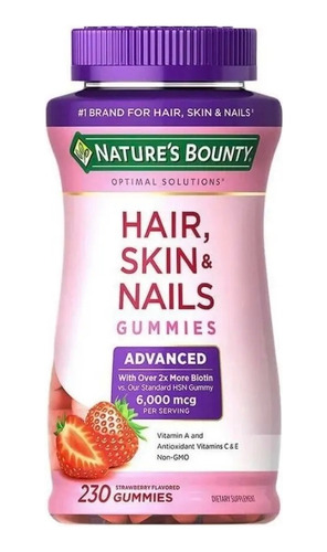 Hair, Skin & Nails Advanced Nature Bounty X 230 Gomas