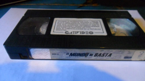 Vhs El Mundo No Basta (sin Caja Original)