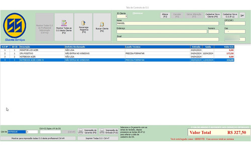 Sistema De Vendas E Controle De Estoque