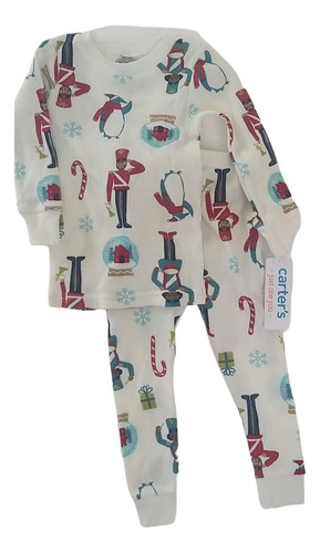 Pijama Soldaditos  Carters 2 Piezas 18 Meses