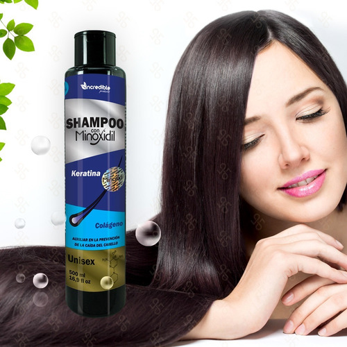  Shampoo Minoxidil Anti Caída Y Crecimiento O Alopecia