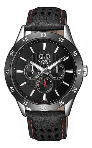 Reloj Para Hombre Q&q Sport Ce02j512y Negro