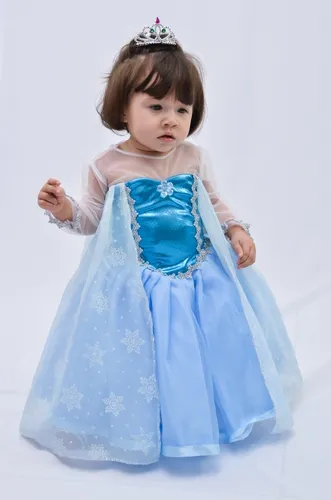 Vestido super luxo Elsa - Frozen 1 - Toda Encanto