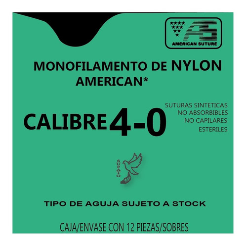 Monofilamento De Nylon American  4-0 