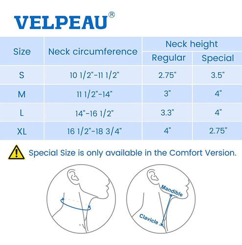 Velpeau Neck Brace -foam Cervical Collar - Soft Neck Support