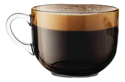 Taza Jumbo. De Cristal. Capuchino, Ensaladas, Sopas. 600ml