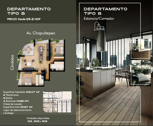 Departamento En Venta En Roma Norte, Nuevo