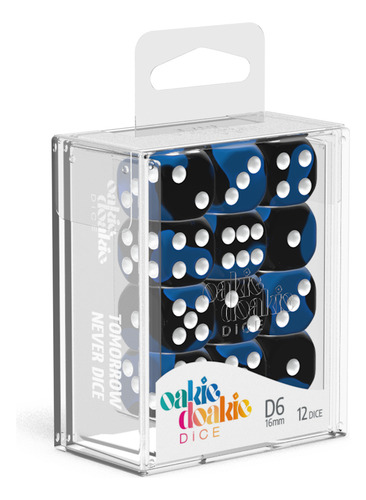 Oakie Doakie - D6 Dice 16 Mm Glow In The Dark (12 Dados) -