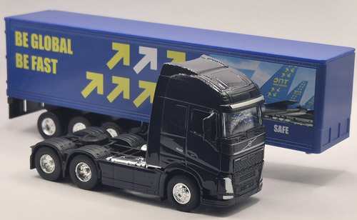 Camion Volvo Fh Escala 1:64 Welly Negro