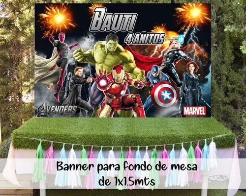2 X Iron Man Personalizado Cumpleaños Banners
