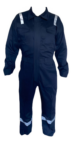 Mameluco Ignifugo Nfpa 2112 70e Cert Ypf/axion 7oz C/reflec Azul Xxl