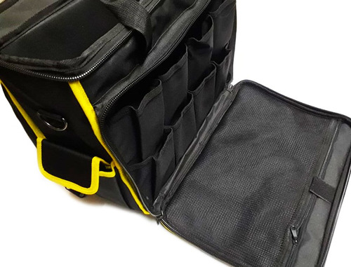Imagem 11 de 11 de Bolsa Maleta Para Ferramentas Em Lona C/ 30 Bolsos - Eda 9ri