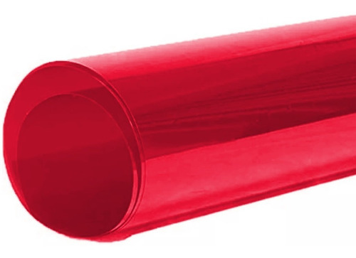Filtro Gelatina 0,03mm Rolo 10 Folhas 50x60 Pale Red / Rosa