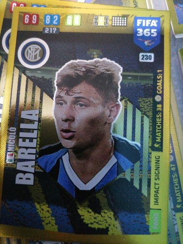 Carta Adrenalyn Fifa 365 2020 / Nicolo Barrella