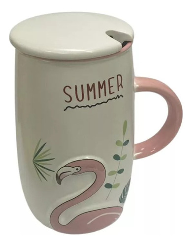 Taza Diseño Flamenco Elegance Rosa 500 Ml