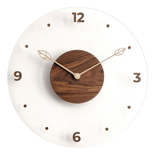 Reloj De Pared Redondo De Madera, Reloj De Pared, Moderno,