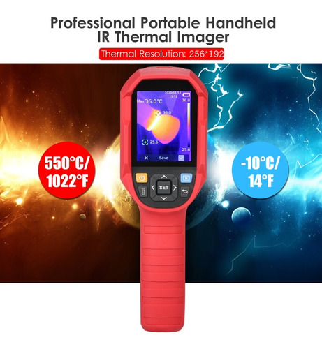 Cámara Termográfica Tft Con Pantalla Nocturna Lcd Uni-t Imag