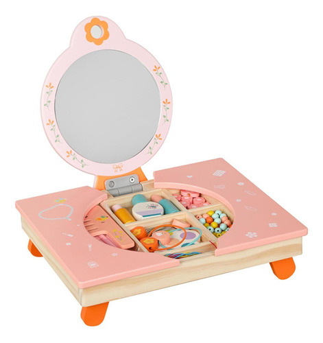 Set De Tocador Beauty Vanity Play Para Niños Accesorios De .