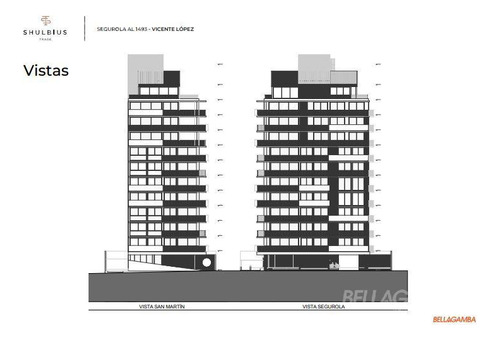 Departamento Venta 3 Ambientes Con Full Amenities En Barrio Vicente López - Shulbius Trade