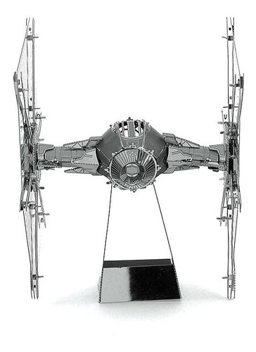 Imagen 5 de 6 de Imperial Tie Fighter Puzzle 3d Metálico Star Wars Earth