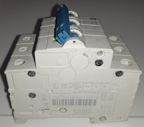 Interruptor, Marca: Allen Bradley, Modelo: 1492-spm3c500 (Usado)