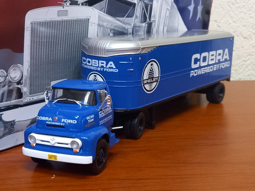 Trailer Ford C Shelby Cobra Transporter Escala 1/43