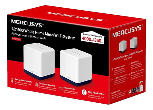 Router Wifi Mesh Halo Mercusys H50g (2-pack) Ac1900 