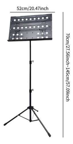 Música Plegable Plegable Profesional Metal Resistente